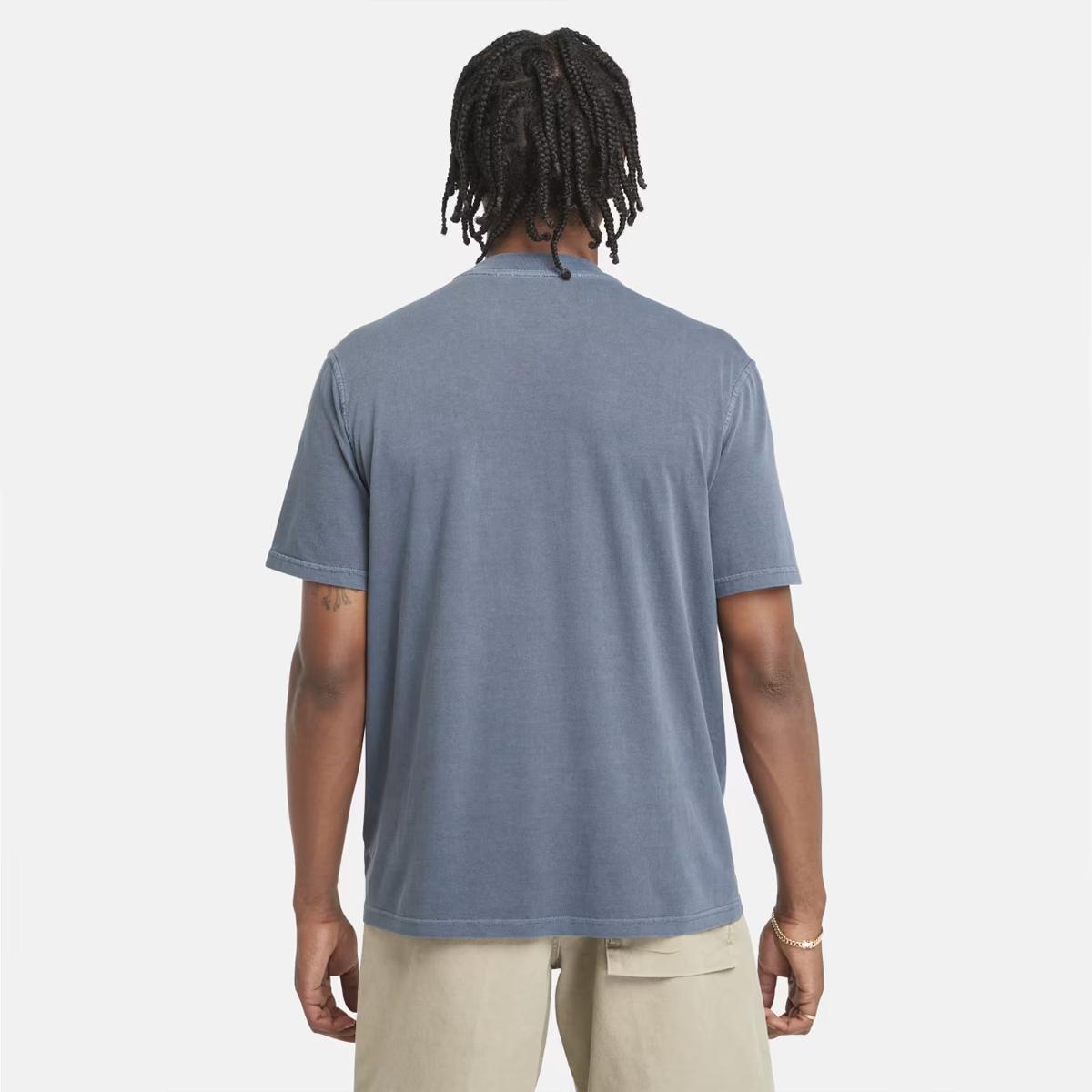 Timberland T-Shirt Merrymack River Chest Pocket Dark Sapphire - 5