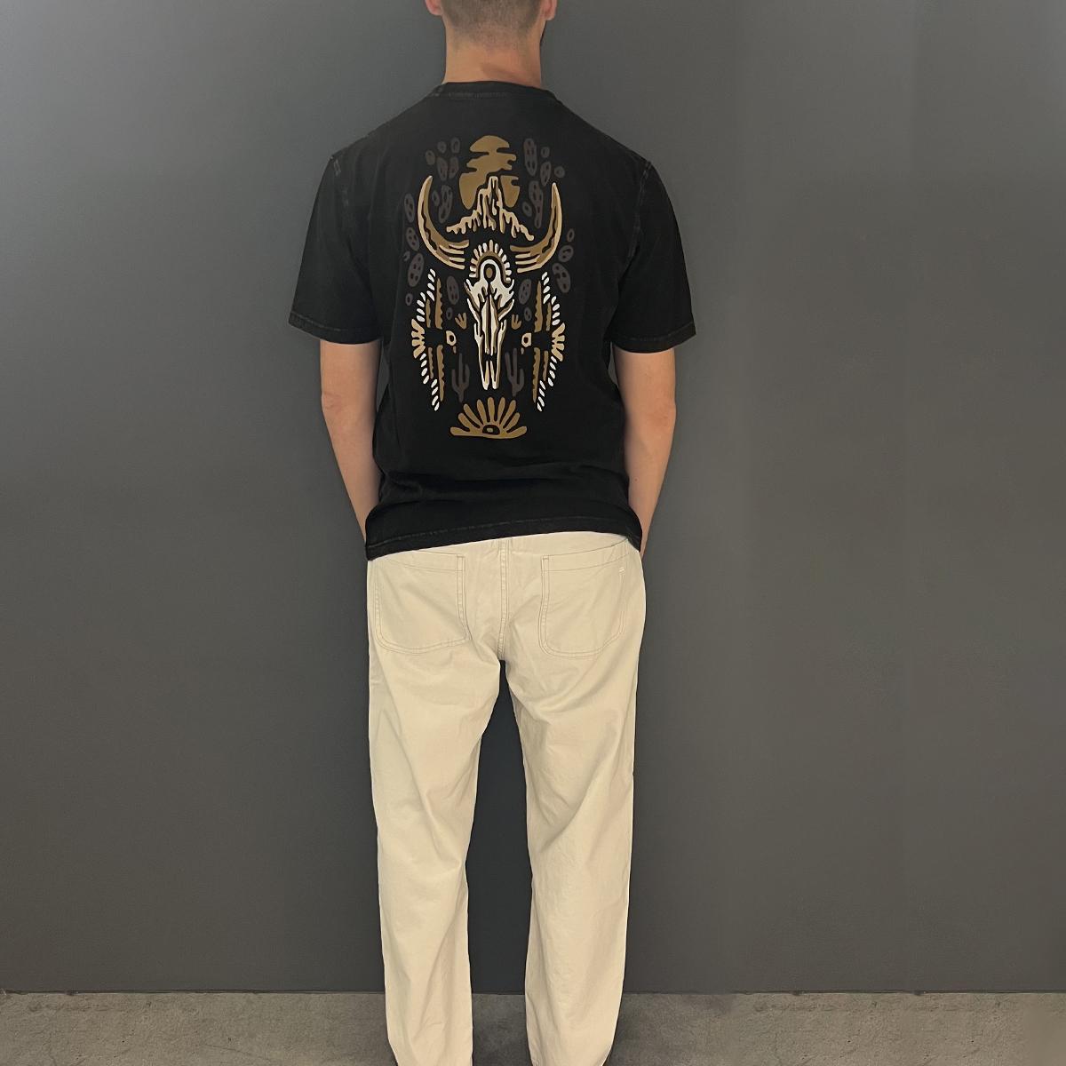 Tooco T-Shirt Skull Black Washed - 3