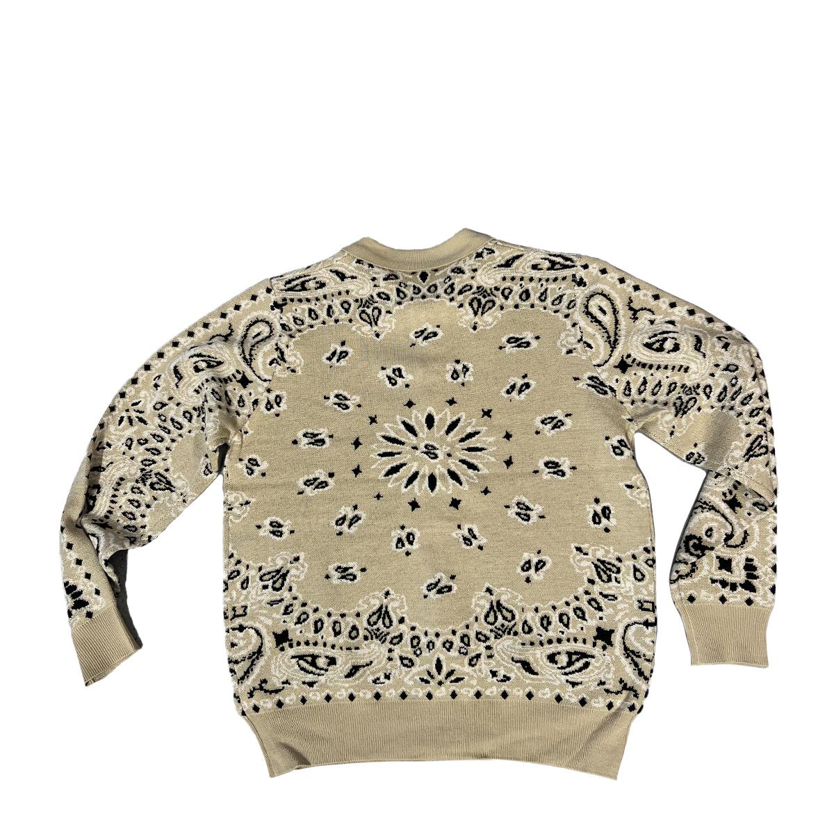 Tooco Maglione Polo Bandan Sand Cream Black - 2