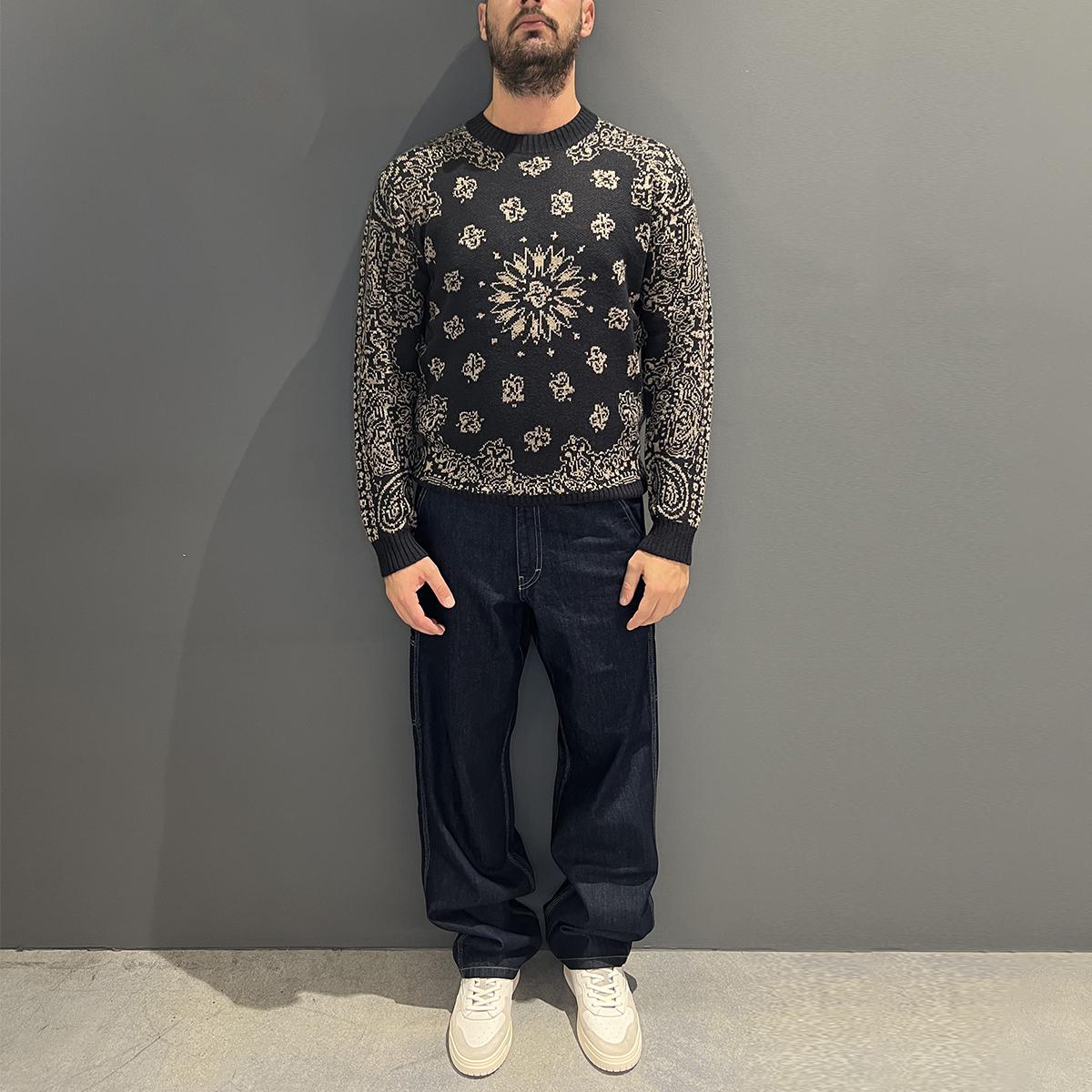 Tooco Maglione girocollo Bandana Navy - 3