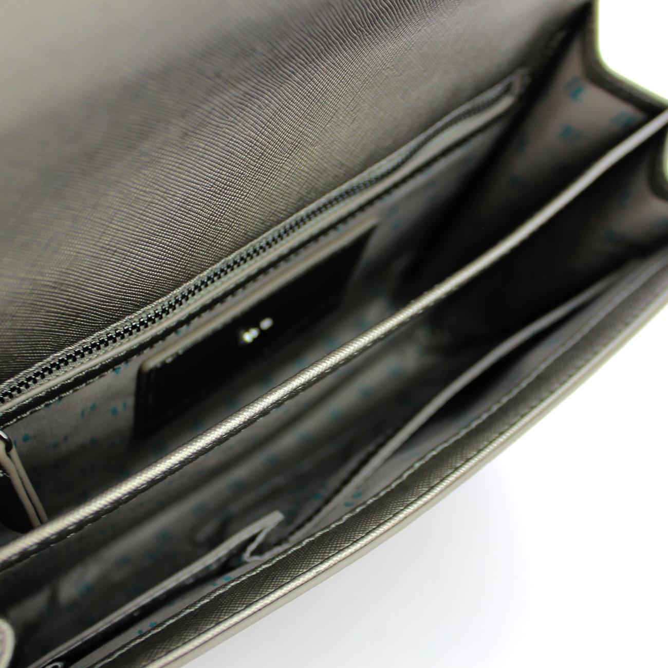 Handbag Paprica Medium-GUNMETAL-UN