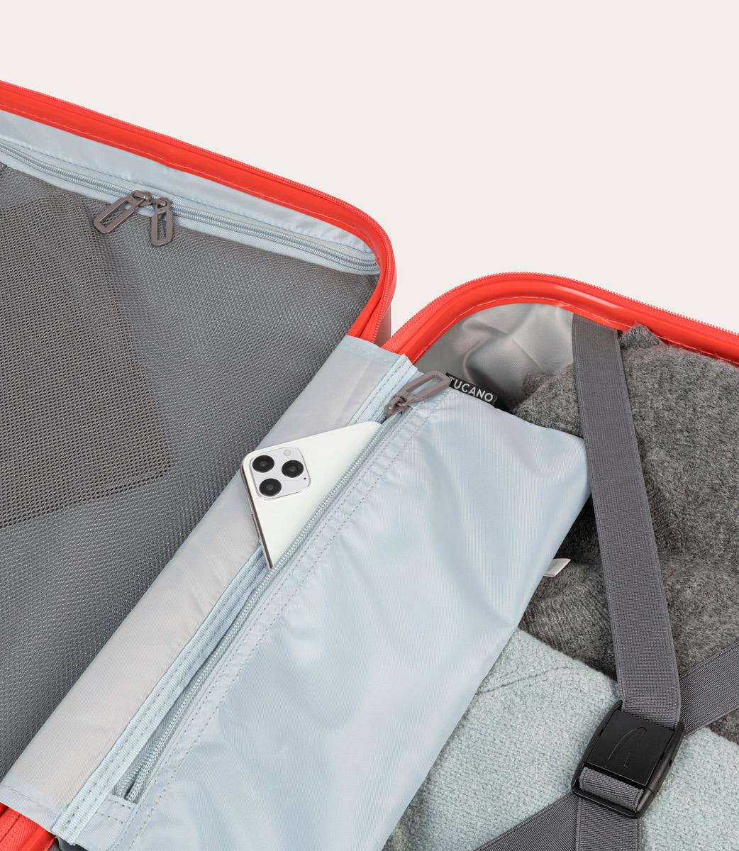 Tucano Bagaglio a mano Ted 55 cm Rosso Corallo - CR_l