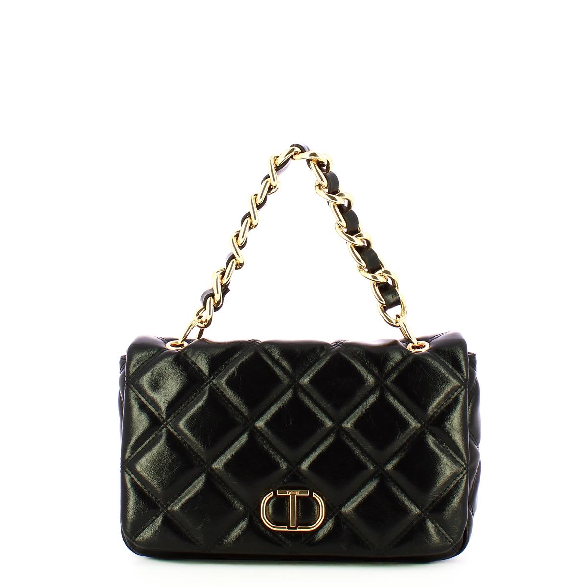 Twin Set Borsa a mano Matelassè Nero - 1