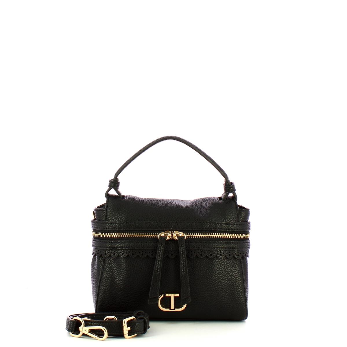 Twin Set Borsa a Mano Top Handle Cécile Piccola Nero - 4