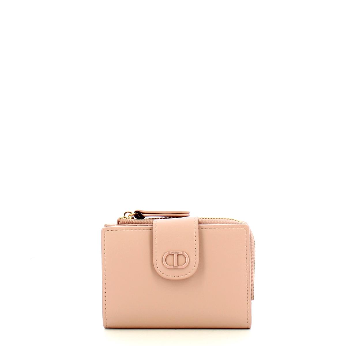 Twinset Portafoglio piccolo Oval T Rosa Parisienne - 1