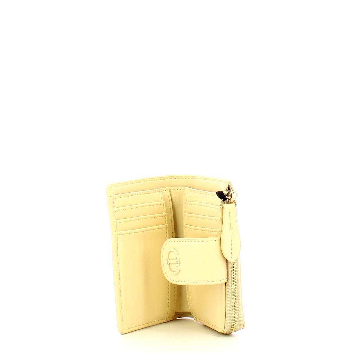 Twinset Portafoglio piccolo Oval T Vanilla - 3