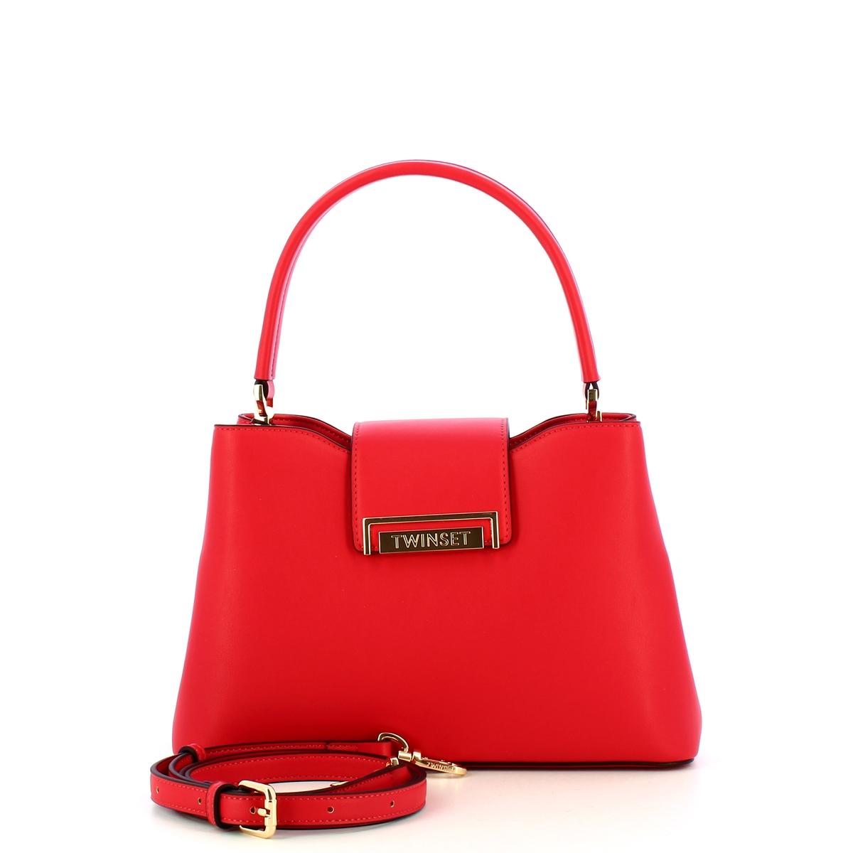 Twinset Tote Media Harmony Hibiscus Red - 4