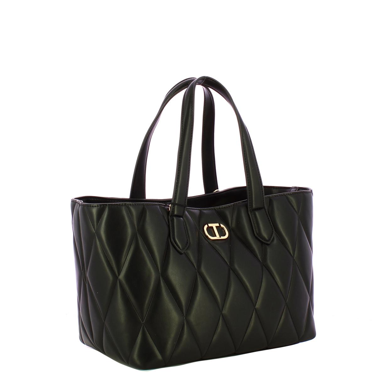 Twinset Tote media Waffle bag Nero - 2