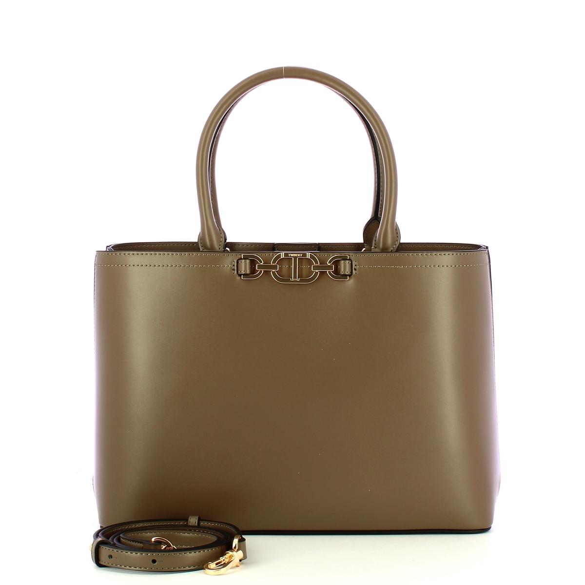 Twinset Tote media First class Fango - 4