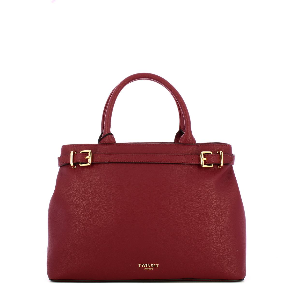 Twinset Tote Grande Double Buckle Winetasting - 1