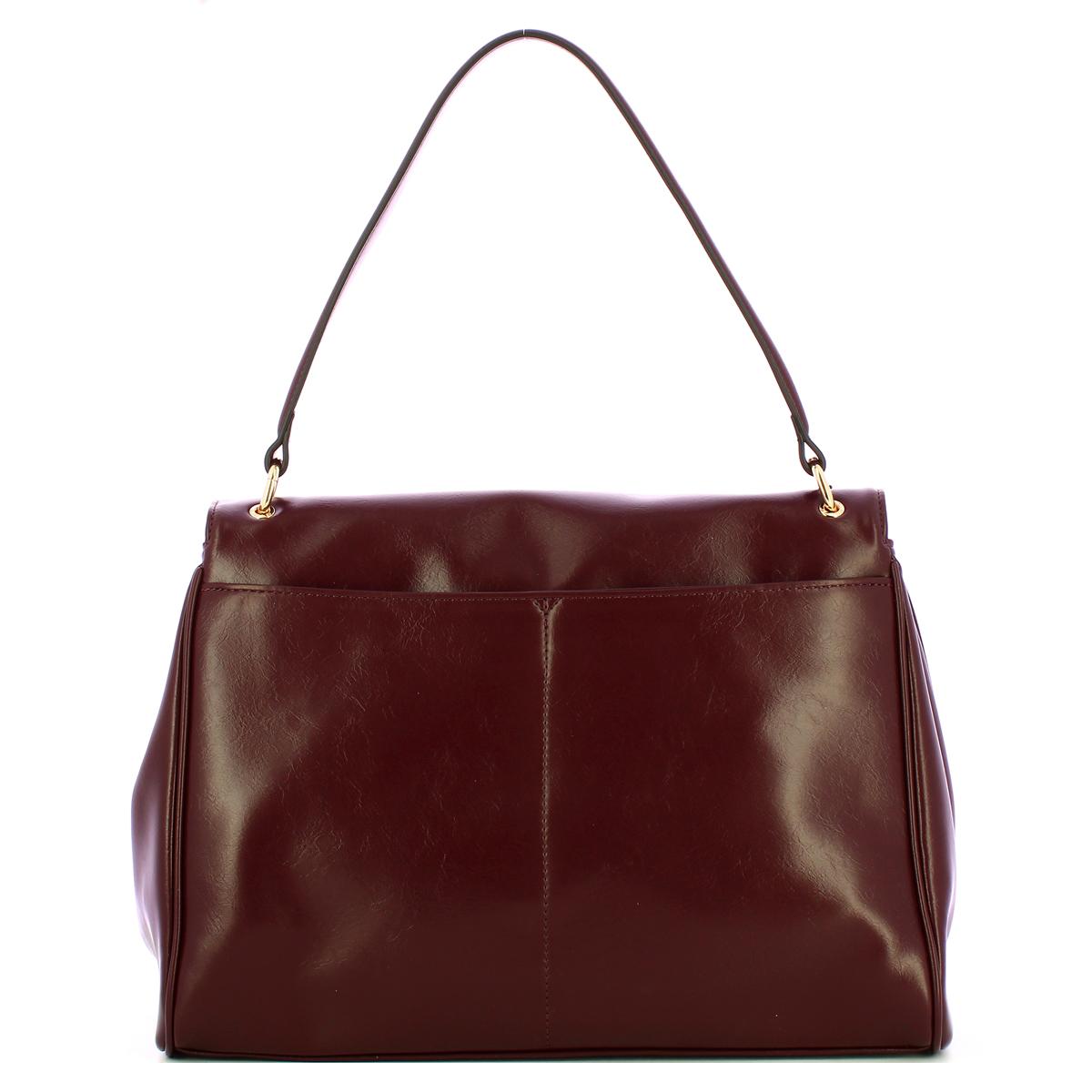Twinset Top Handle grande arriciata Burgundy - 3