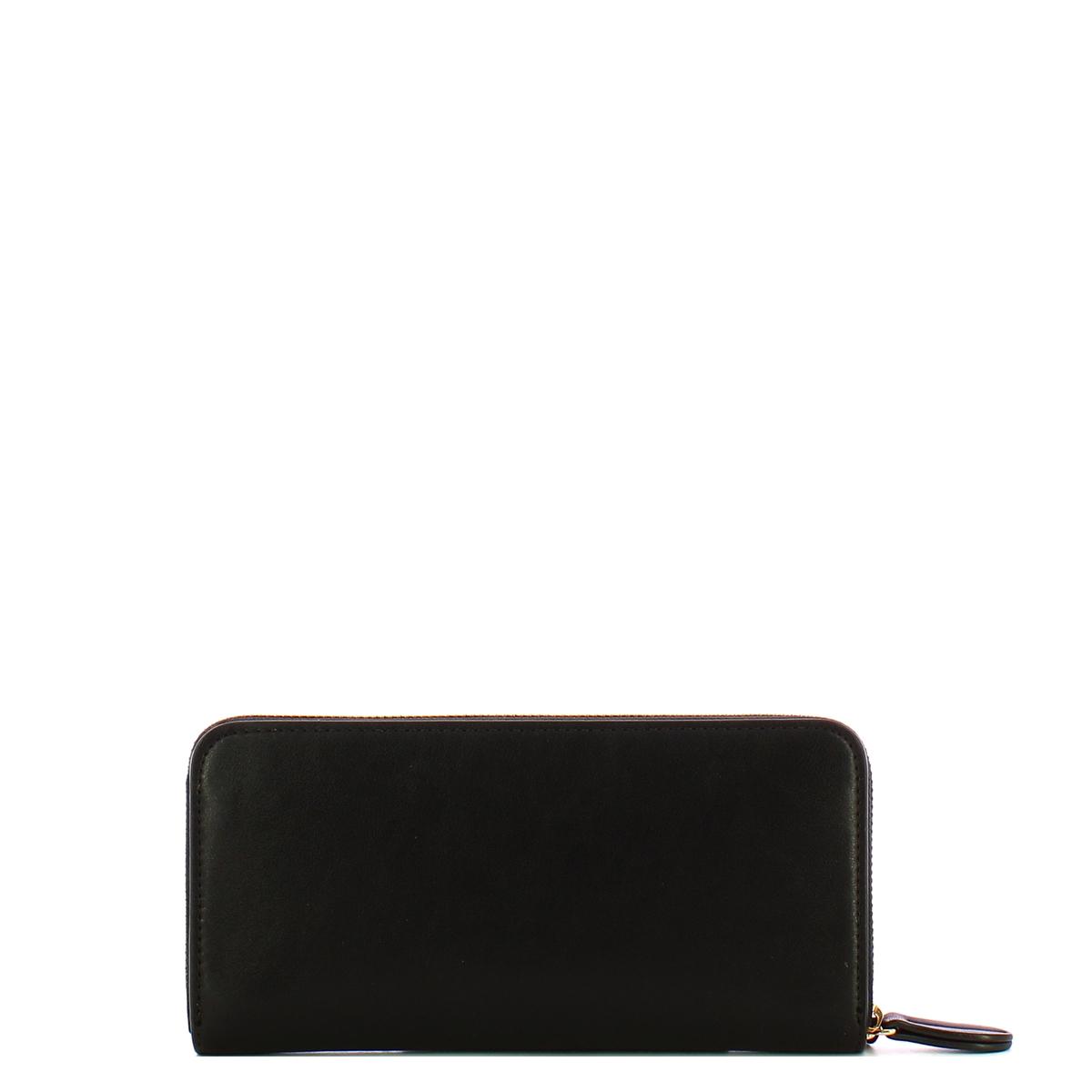 Twinset Portafoglio grande  Zip Around Nero - 2