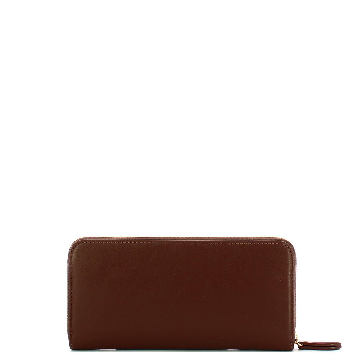 Twinset Portafoglio grande  Zip Around Black/Chocolata - 2