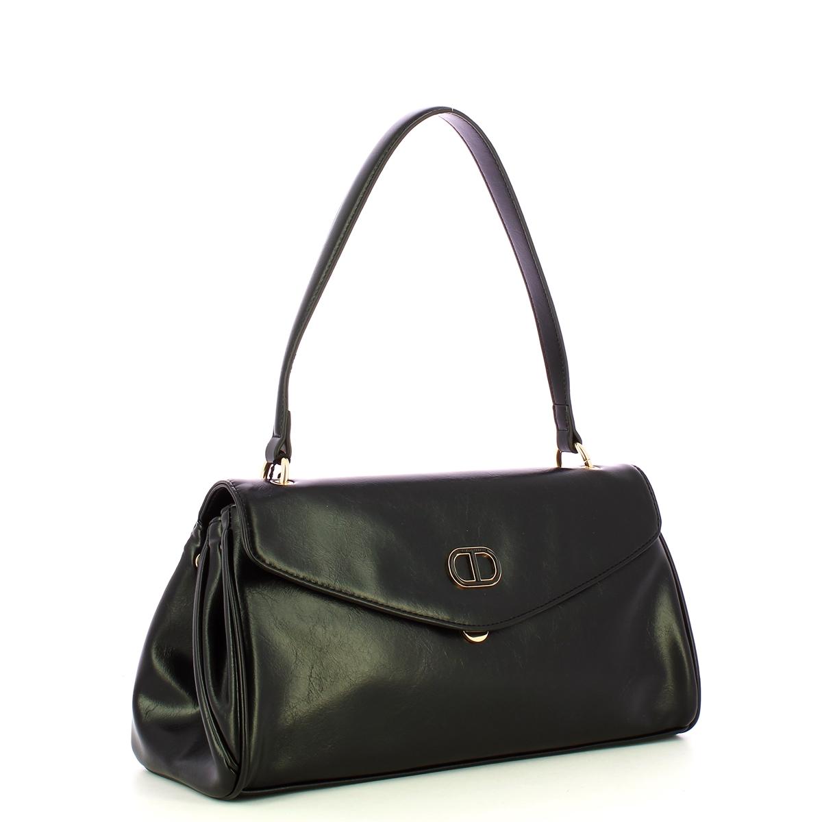 Twinset Top Handle piccola arricciata Nero - 2