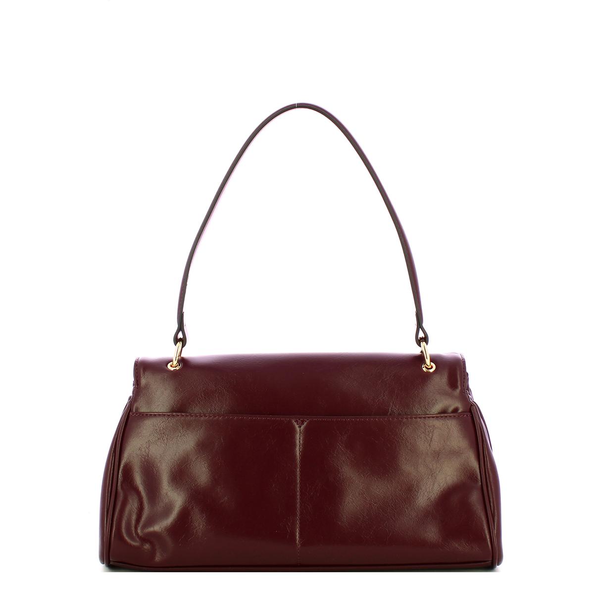 Twinset Top Handle piccola arricciata Burgundy - 3