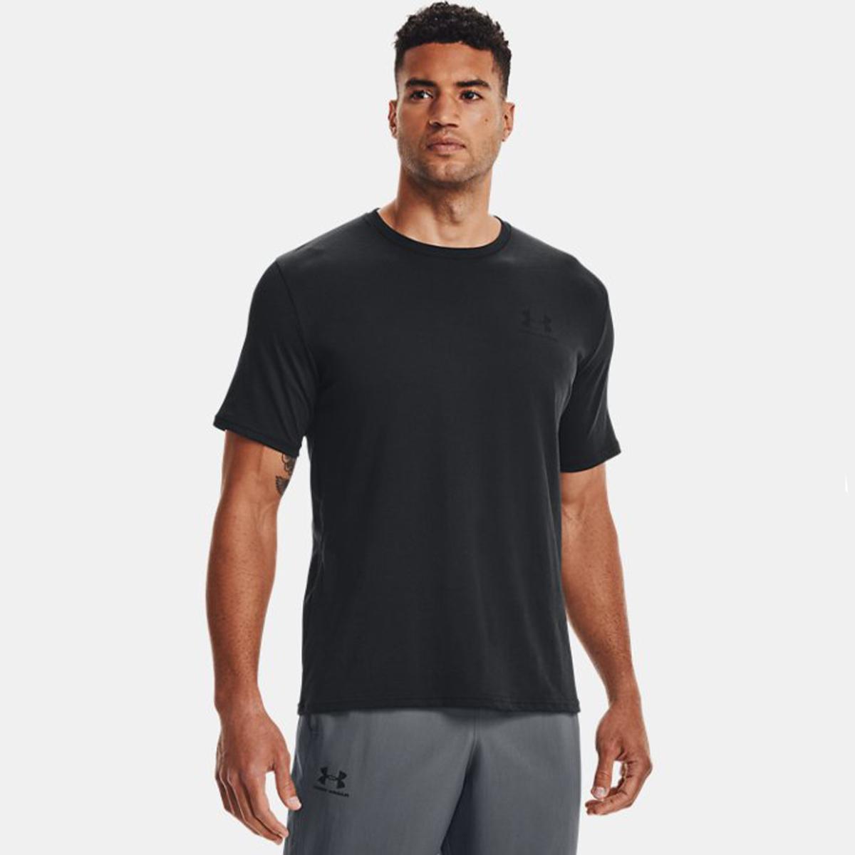 UNDE T-Shirt UA Left Chest Logo Black Black - 3