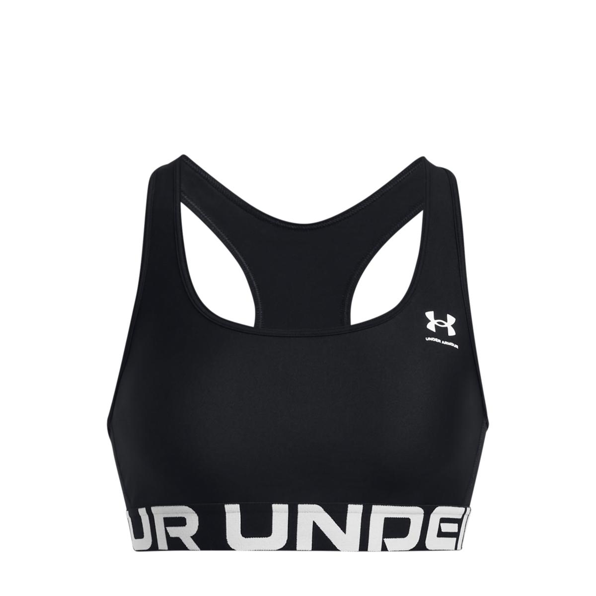 UNDE Reggiseno sportivo HeatGear Armour Mid Branded Black - 1