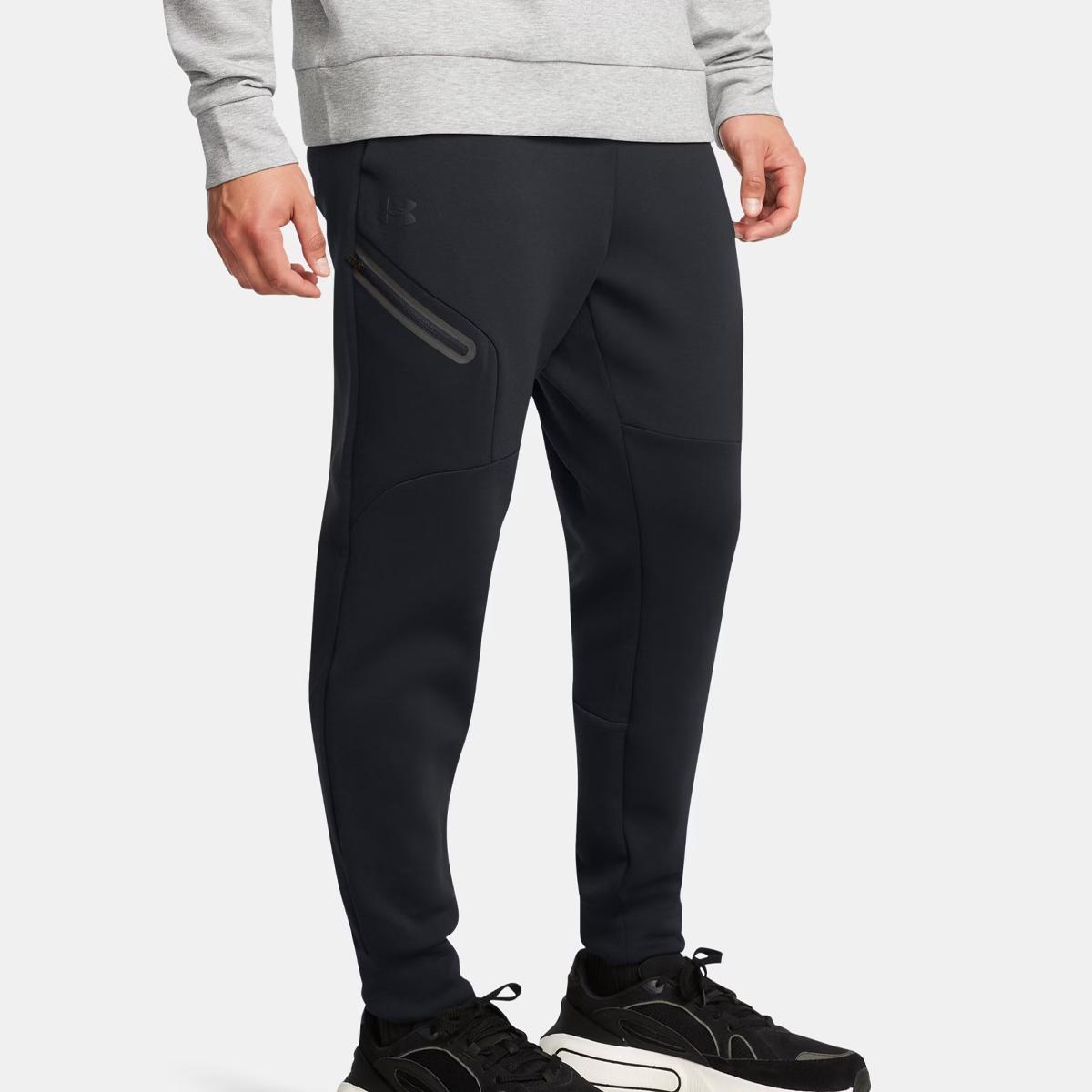 UNDE Pantaloni UA Unstoppable Fleece Black - 2