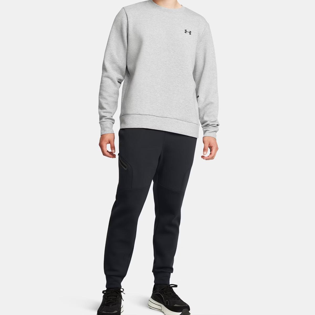 UNDE Pantaloni UA Unstoppable Fleece Black - 4