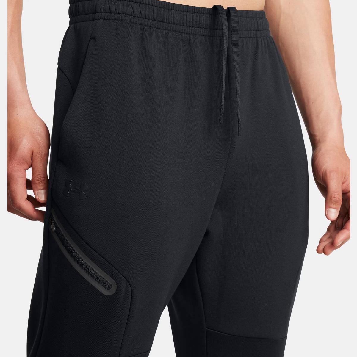 UNDE Pantaloni UA Unstoppable Fleece Black - 5