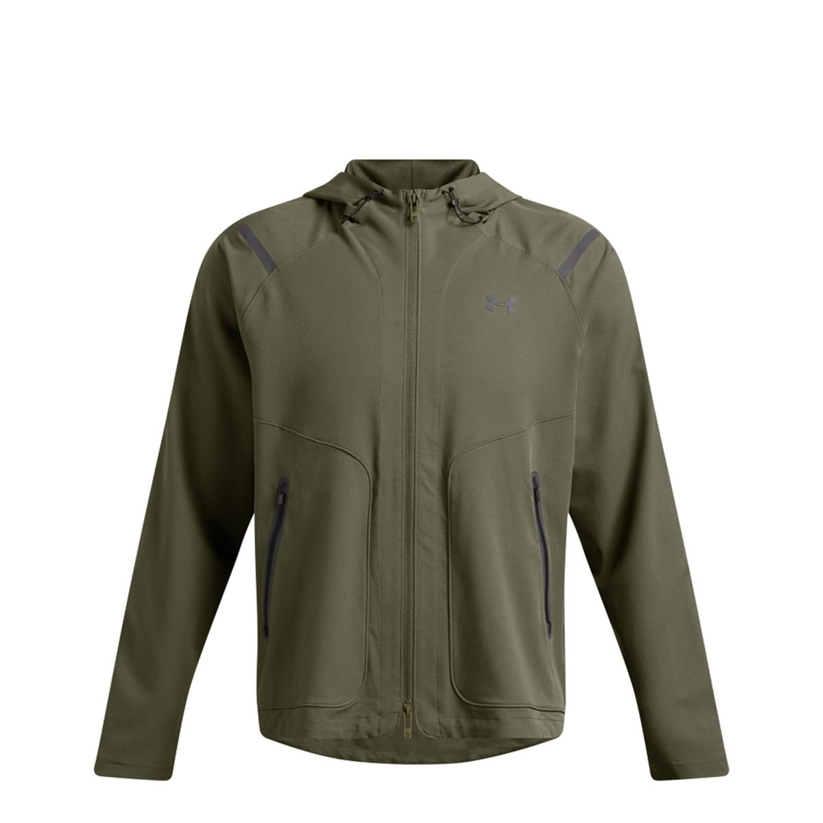 UNDE Giacca UA Unstoppable Left Chest Marine OD Green - 1