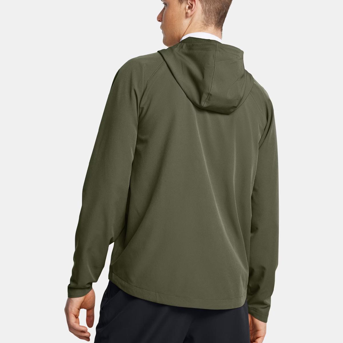 UNDE Giacca UA Unstoppable Left Chest Marine OD Green - 3