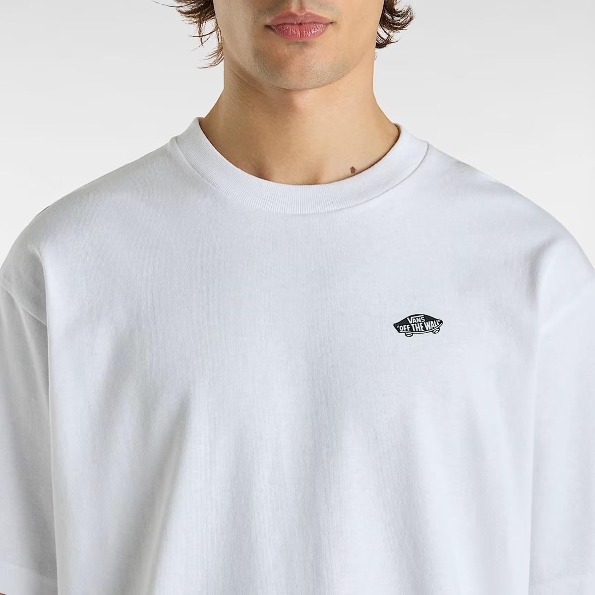 VANS T-Shirt Style 76 II White Black - 6