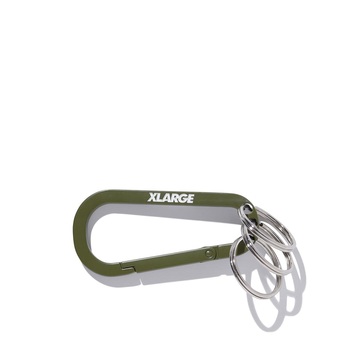 XLAR Portachiavi Slanted Logo Carabiner Olive - 2