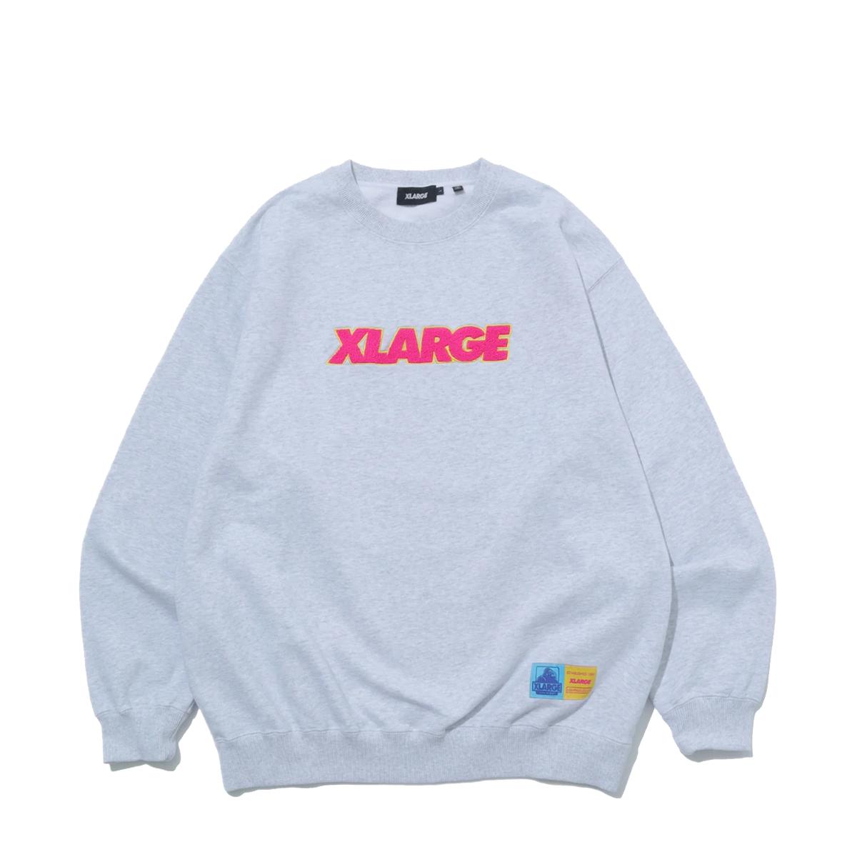 XLARGE Felpa Standard Logo Crewneck Ash - 1