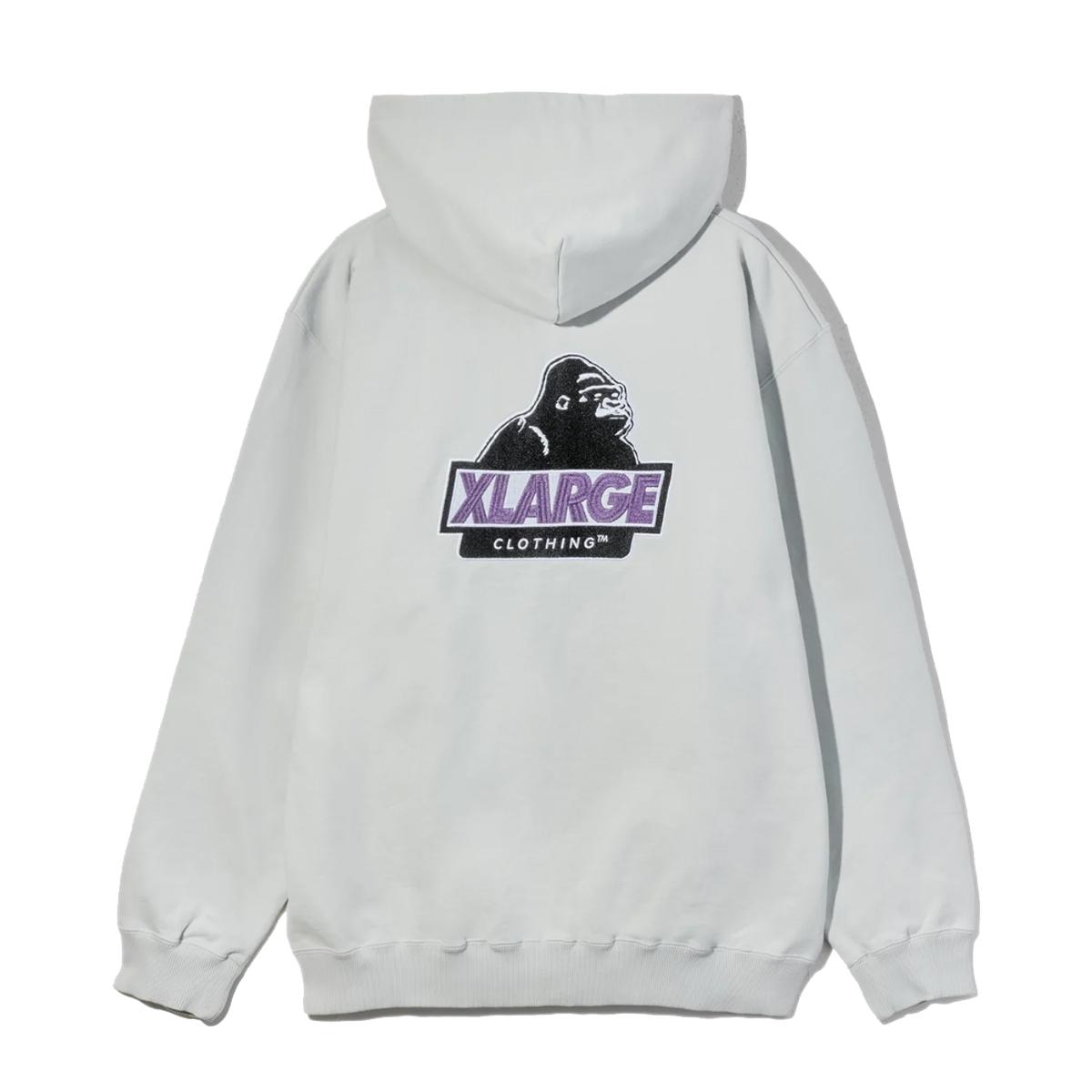 XLARGE Felpa Slanted OG Zip Grey - 2