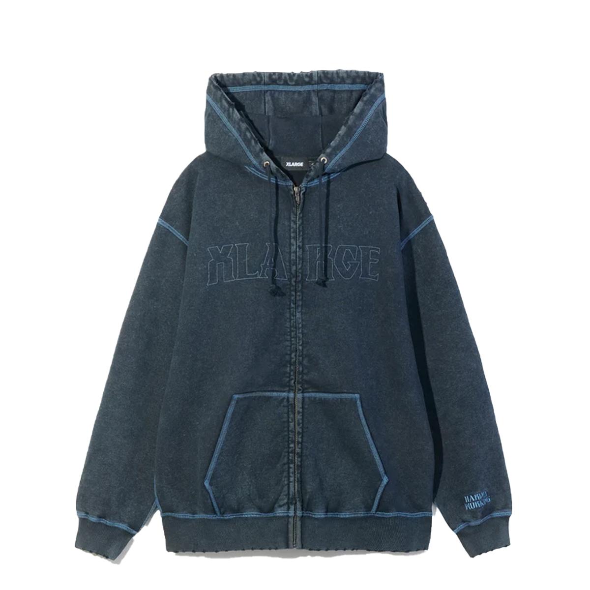 XLARGE Felpa Stitched Full Zip Black - 1