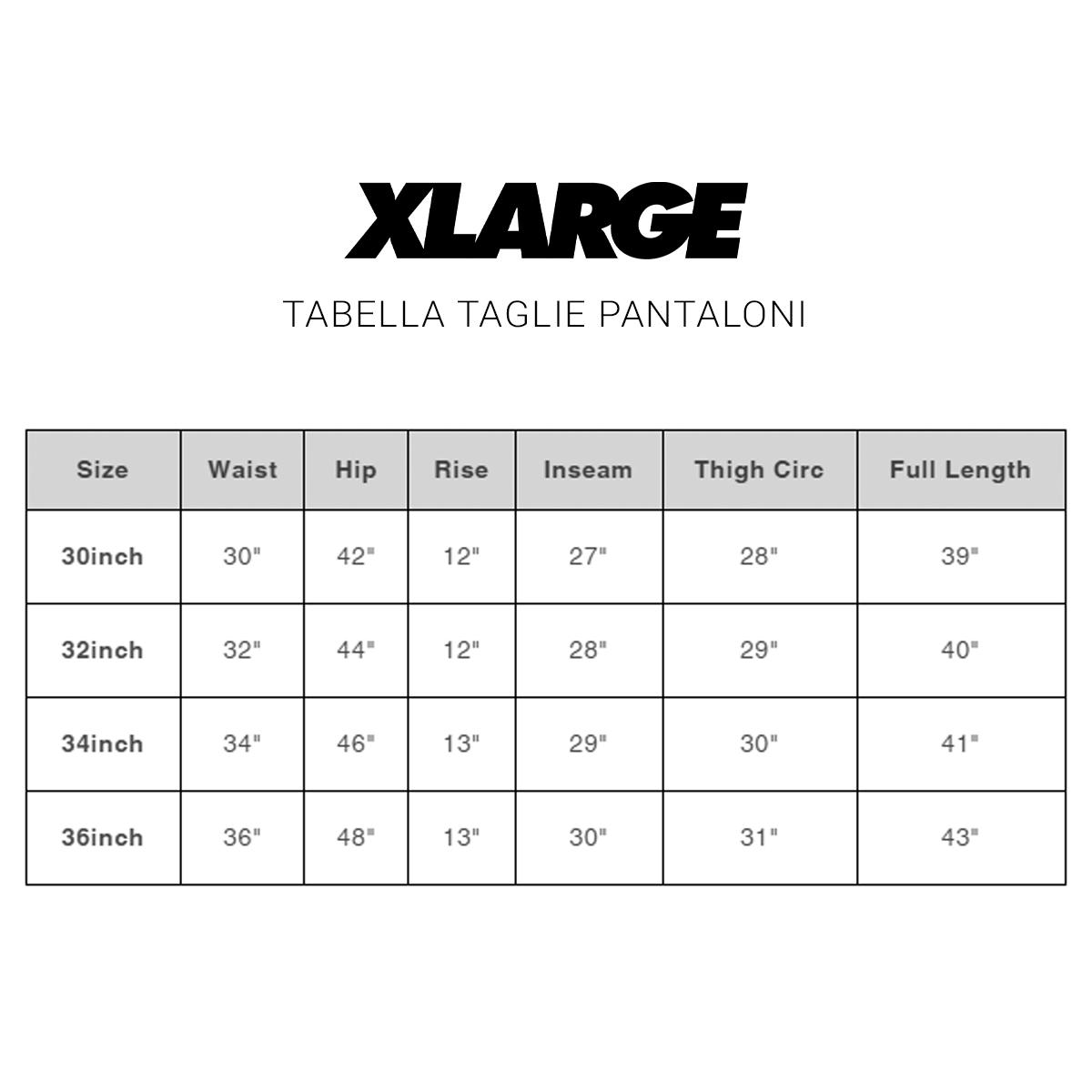 XLARGE Pantaloni in denim con ricami Black - 3