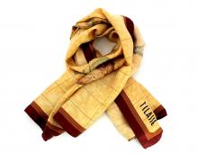 Alviero Martini 1a Classe Foulard Geo Classic in seta - CABERNET