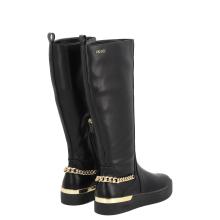 Stivali alti con catena gioiello - 3