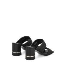 Sandali Nice bold in raso con tacco largo Black - 3