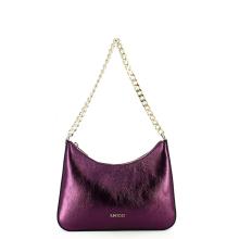 Iuntoo Borsa a spalla Media Eleganza Metallic Viola - 1