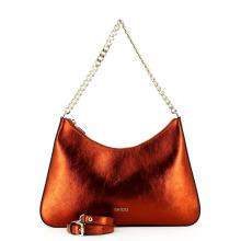 Iuntoo Borsa a spalla Grande Eleganza Metallic Rame - 4