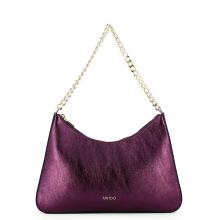Iuntoo Borsa a spalla Grande Eleganza Metallic Viola - 1