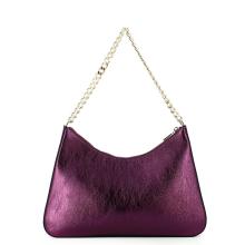 Iuntoo Borsa a spalla Grande Eleganza Metallic Viola - 3