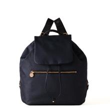 Zaino Medium in Nylon Riciclato Dark Black - 1