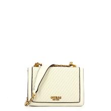 Borsa a tracolla Abey intrecciata White - 1