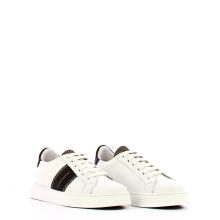 Sneakers in pelle Bianco OP Naturale Nero - 2