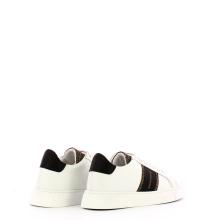 Sneakers in pelle Bianco OP Naturale Nero - 3