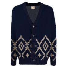 Cardigan Varsity Kelly Navy
