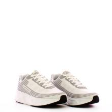 Sneakers Fessura a righe con logo Bianco Ottico