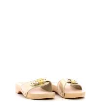 Zoccolo Pescura Heel Light Gold