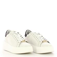 Sneakers Flatform Bianco Ottico Nero