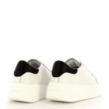 Sneakers Flatform Bianco Ottico Nero
