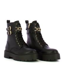 Stivaletto Anfibio con catena Oval T Nero