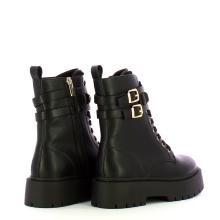 Stivaletto Anfibio con catena Oval T Nero